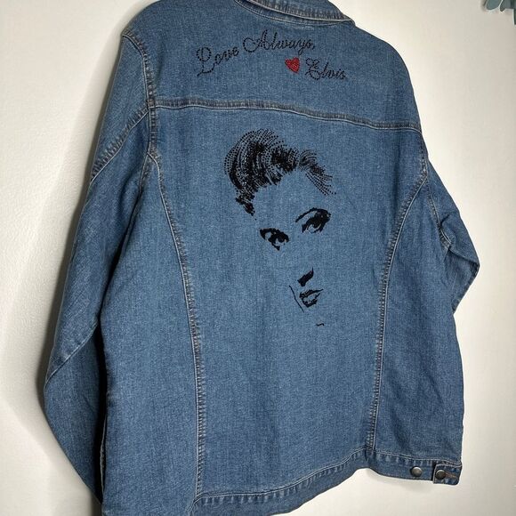The Bradford Exchange Elvis Presley Denim Jacket - Picture 11 of 13